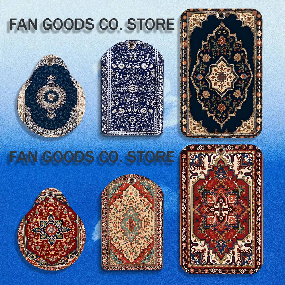 Area Rug - Persian Rug Carpet PU Leather Card