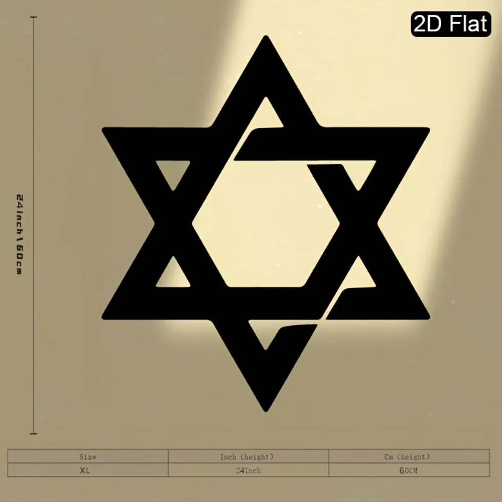 Wall Art - CIFBUY Iron Wall Art Star of