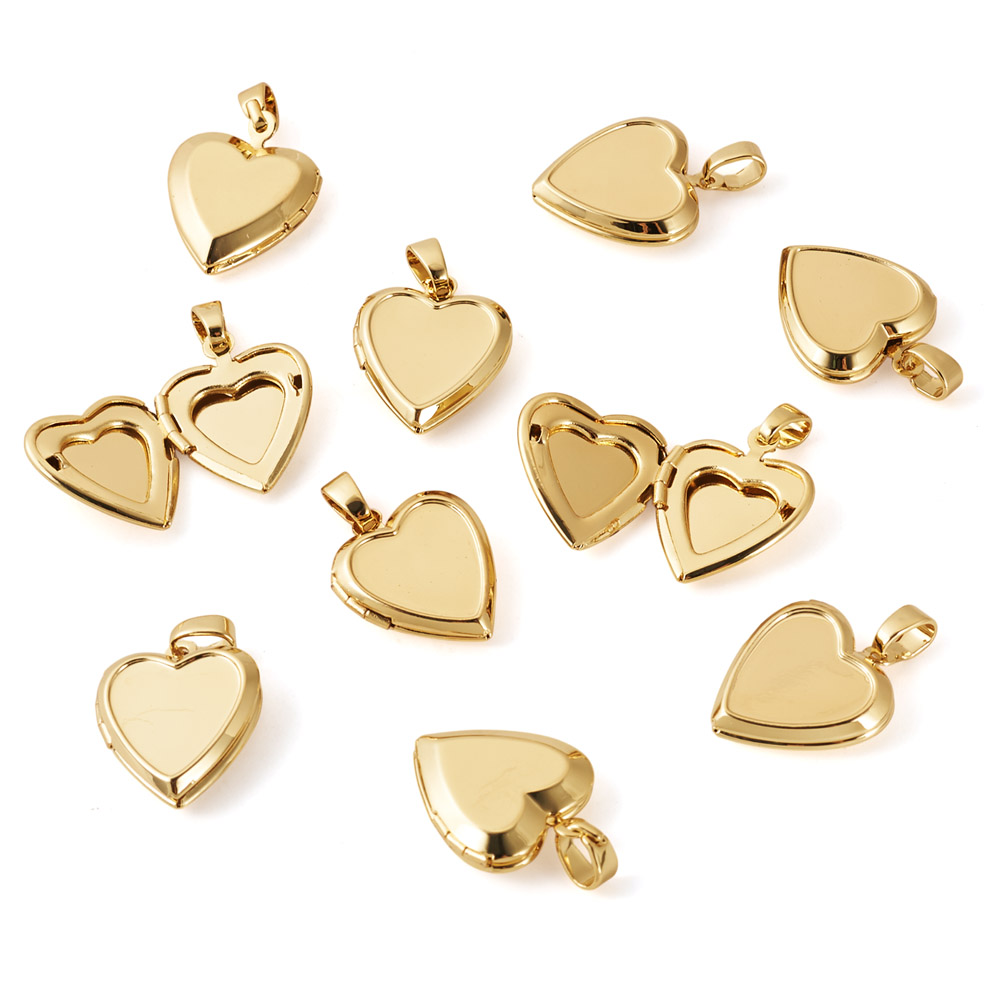 10pcs Heart Photo Locket Penda - Picture Frame ulasan dan harga