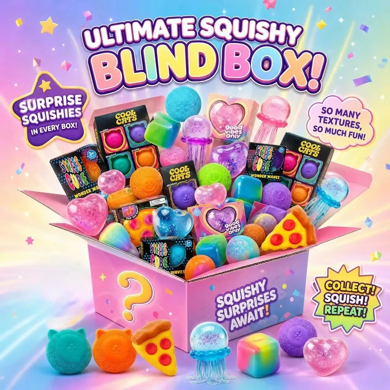 New 100+Pcs Surprise Box Toys  - Curtain Curtain ulasan dan harga