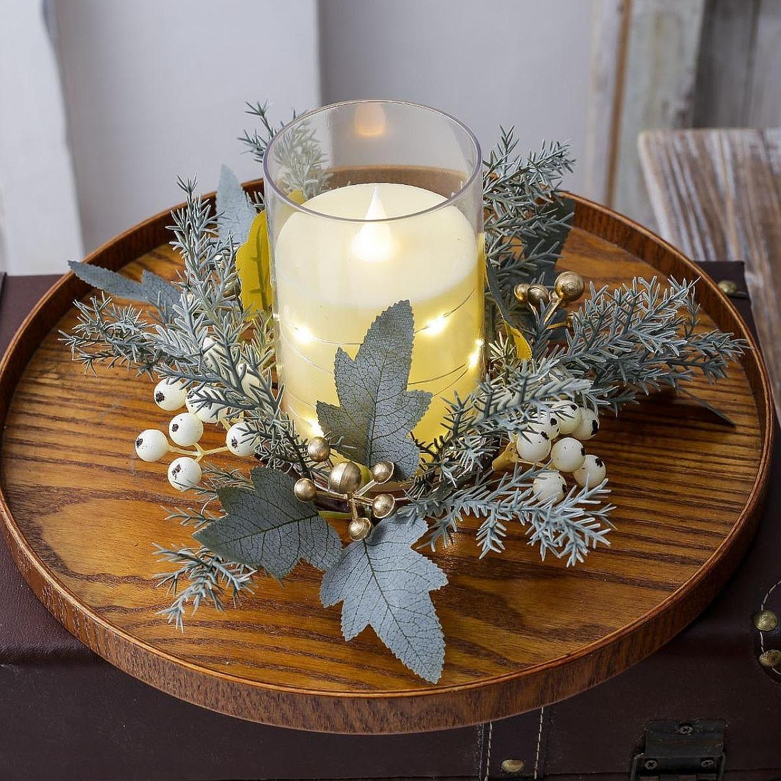 Handmade Artificial Flower Can - Candle Holder Decor ulasan dan harga