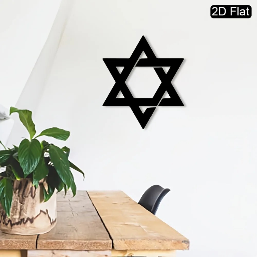 CIFBUY Iron Wall Art Star of D - Wall Art ulasan dan harga