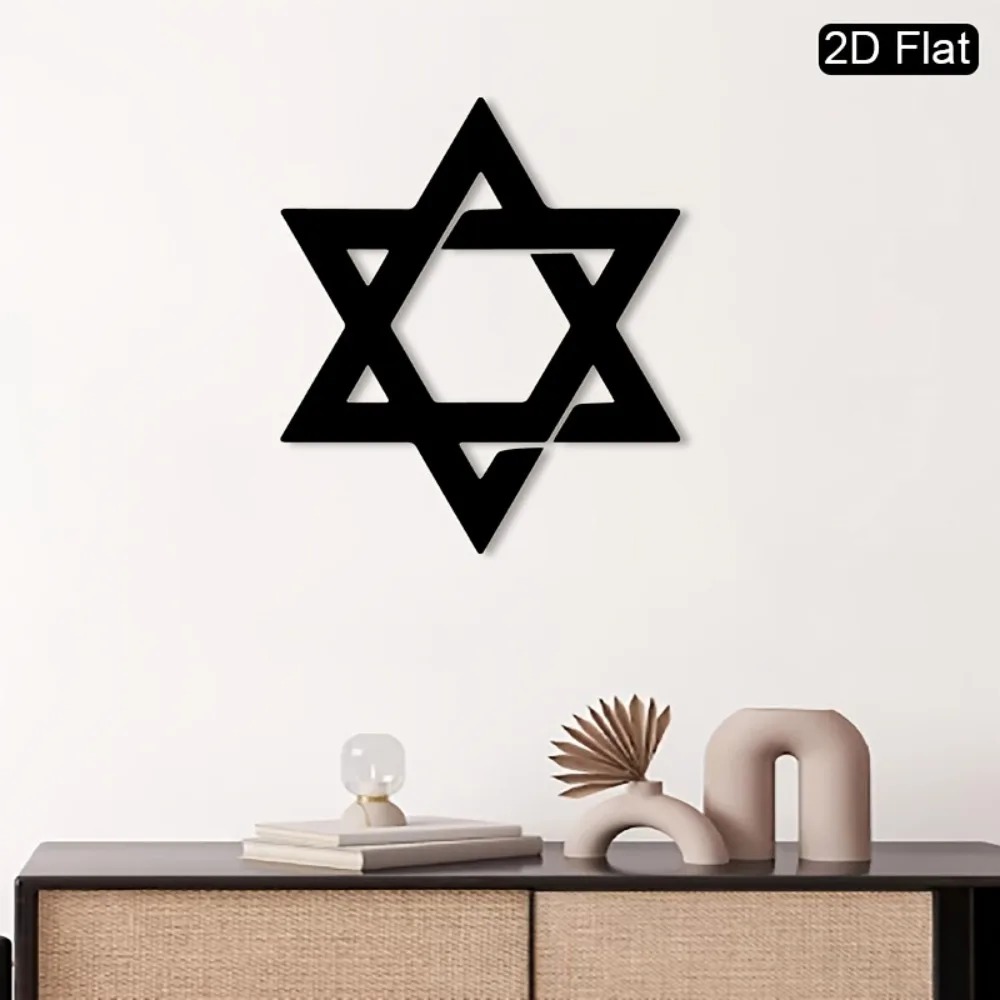 CIFBUY Iron Wall Art Star of D - Wall Art ulasan dan harga