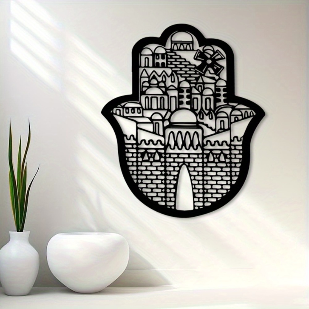 CIFBUY Jerusalem Holy City Met - Wall Art ulasan dan harga