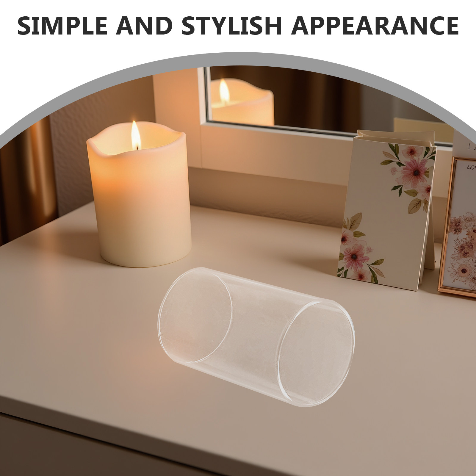 Glass Holder Candleholder Tube - Candle Holder Decor ulasan dan harga