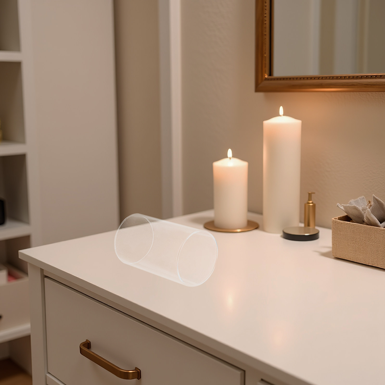Glass Holder Candleholder Tube - Candle Holder Decor ulasan dan harga