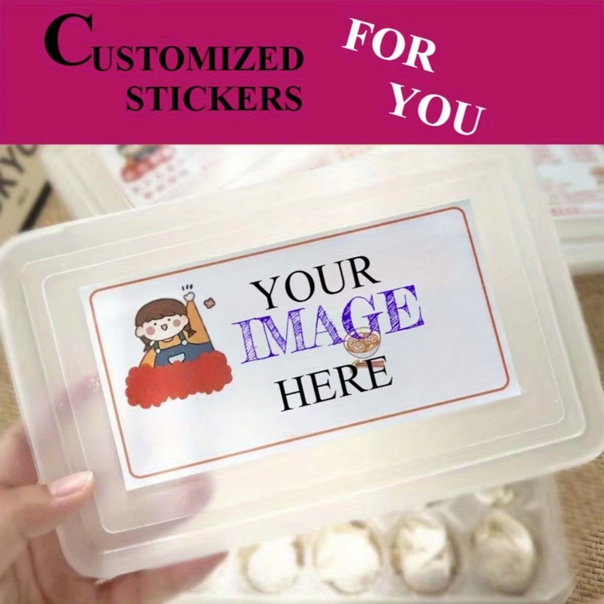 Custom Rectangular Stickers –  - Wall Sticker ulasan dan harga