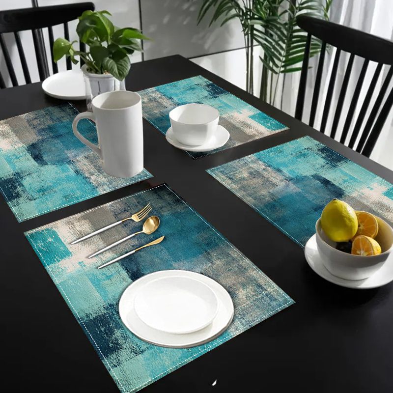 VIKAMA Morandi Abstract Ink Ta - Table Runner ulasan dan harga