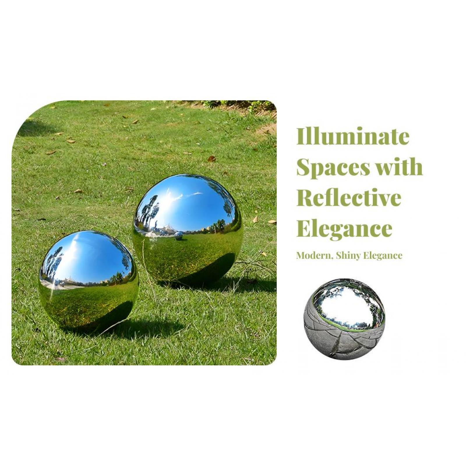 Metal Garden Decoration Stainl - Decorative Mirror ulasan dan harga