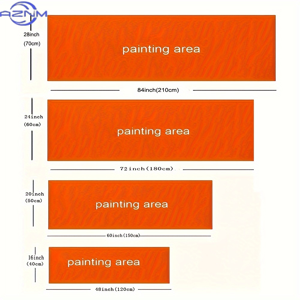 3pcs/set Big Size Unframed Ret - Abstract Canvas Set ulasan dan harga
